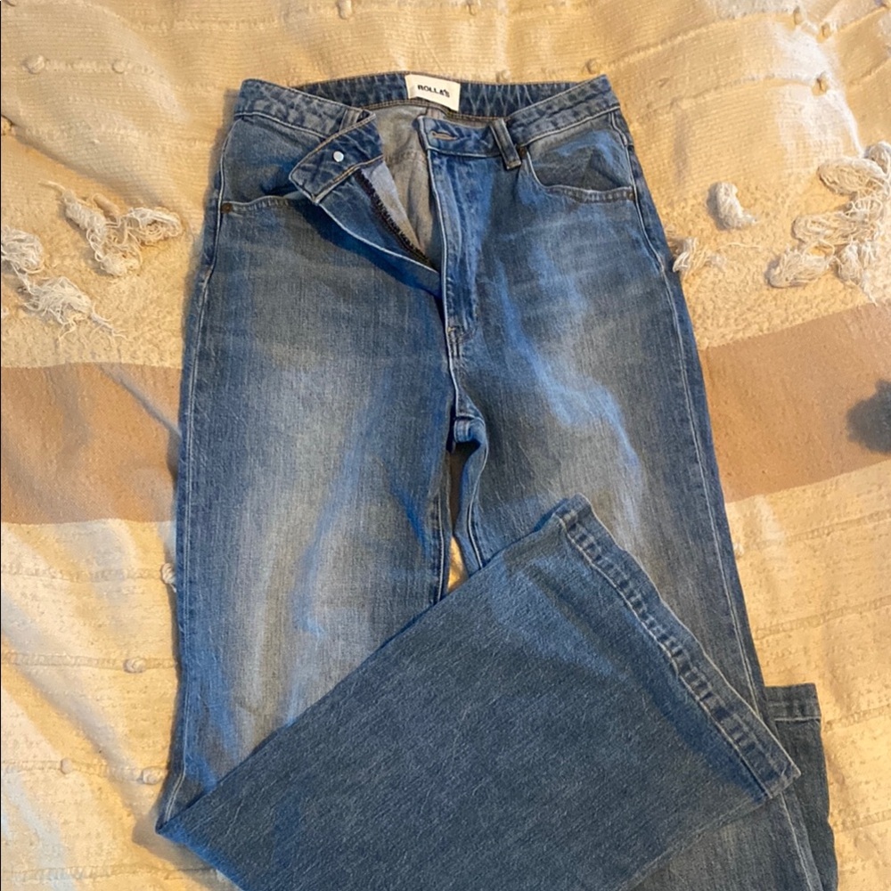 ROLLA'S Blue Flare & Wide Leg Jeans